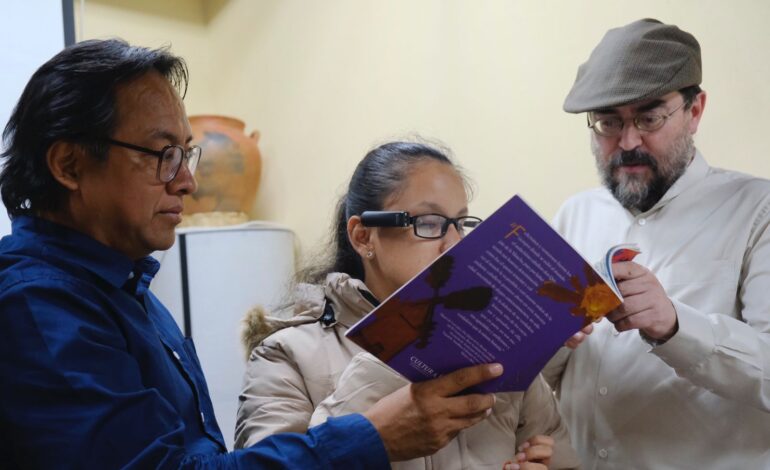  Dona Gobierno de Israel a Biblioteca Central de Oaxaca dispostivo de lectura para ciegos