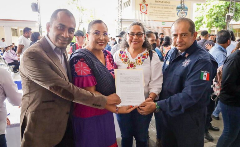  Avanza Oaxaca en Certificación Policial con la firma de convenios en la Mixteca