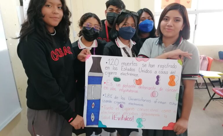  Más de 34 mil estudiantes del COBAO participan en la campaña “Si te drogas, te dañas”