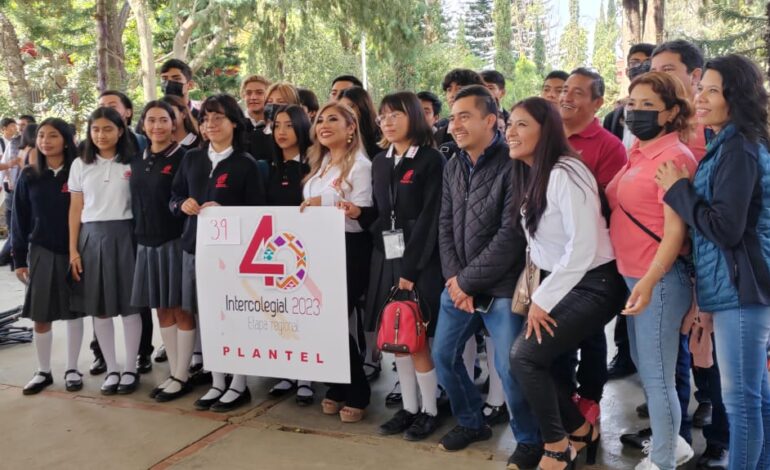  Inauguran Intercolegial 2023 Regional en el COBAO 01 de Pueblo Nuevo