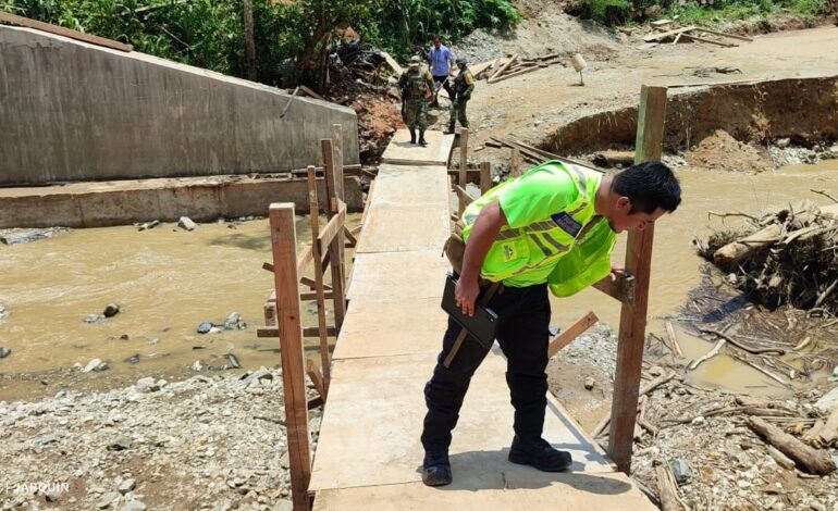  Informa Protección Civil sobre puentes y caminos habilitados en la región de la Costa