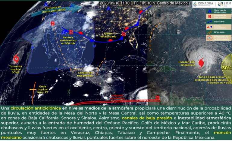 Pronostican lluvias ligeras para la tarde de este domingo