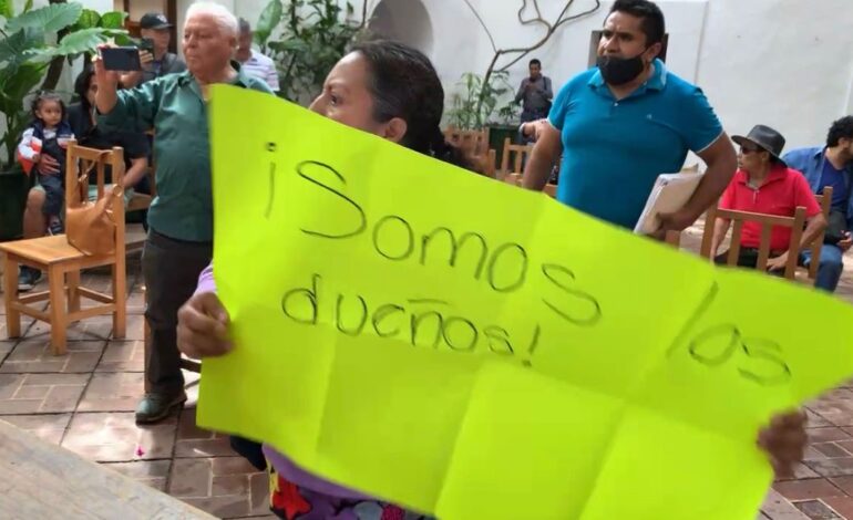  Ejidatarios de Guadalupe victoria desenmascaran a pseudoambientalistas en conferencia de prensa