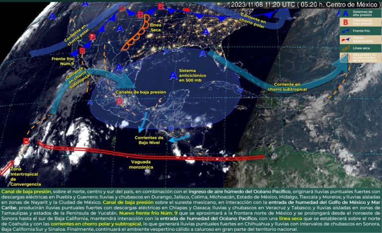  Lluvias ligeras en distintas regiones de la entidad se esperan este miércoles, informa Protección Civil 