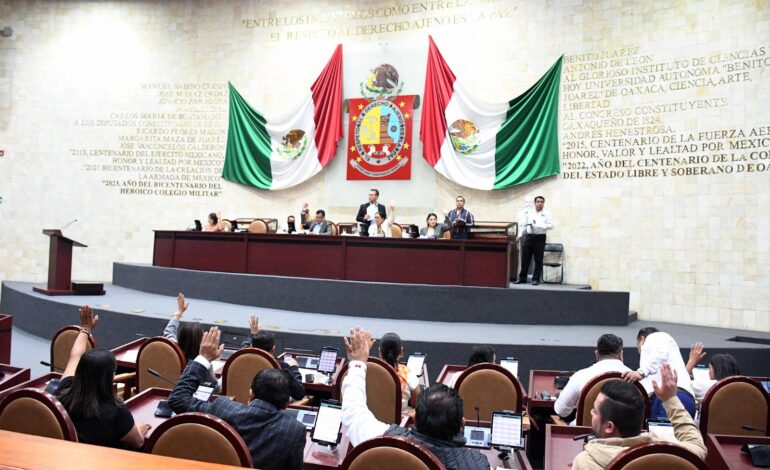  Aprueba Congreso de Oaxaca homologar la elección de Gubernatura con las elecciones federales