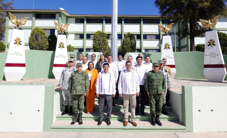  Oaxaca y Puebla fortalecerán la seguridad pública en zona limítrofe para garantizar paz y bienestar