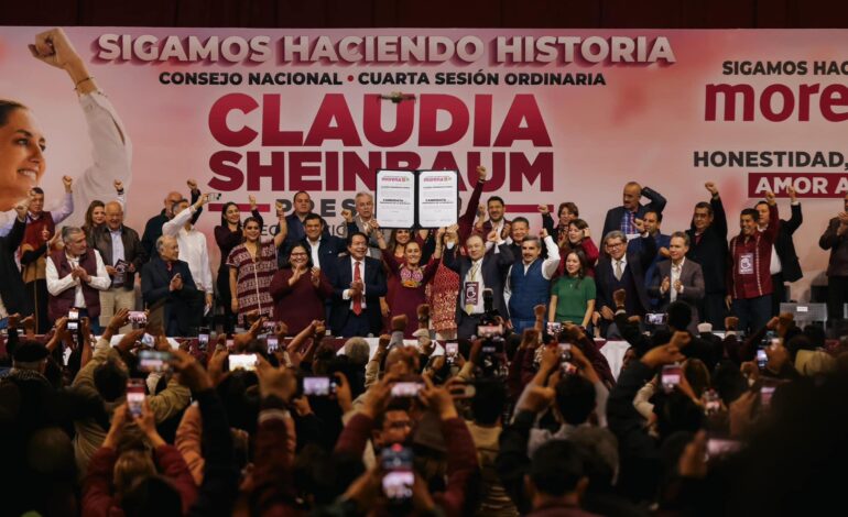  Por Unanimidad, el Consejo Nacional de Morena declarará a Claudia Sheinbaum candidata a la Presidencia de México 