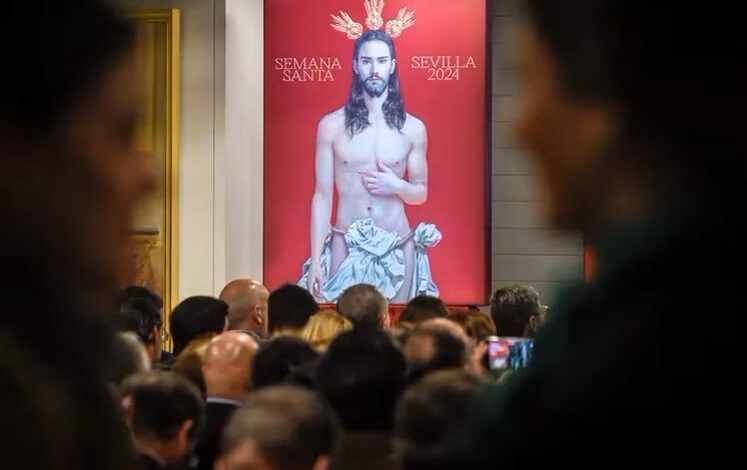  ¿Cristo ‘afeminado’? Polémica por cartel de Semana Santa