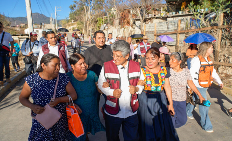  Inauguran más obras en Ejido Guadalupe Victoria y Donají