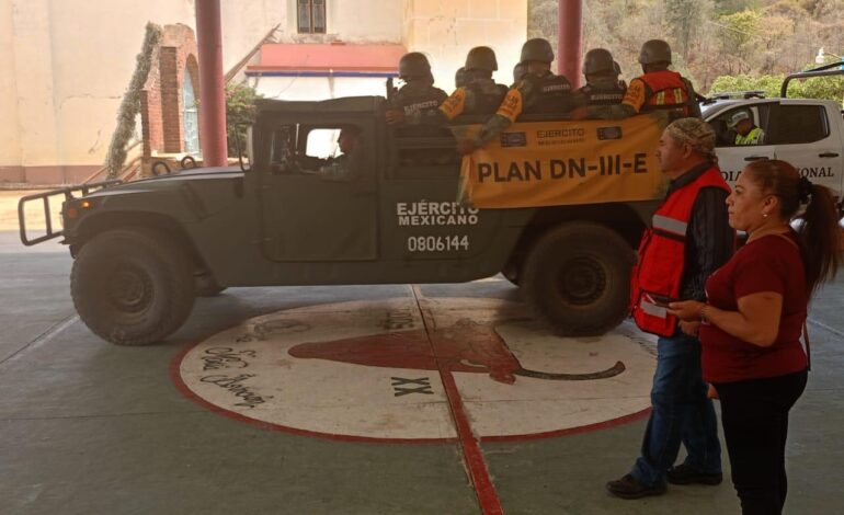  Habilitan albergue temporal por incendio en Asunción Mixtepec