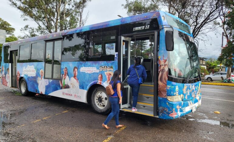  Inicia nueva ruta del Citybus, cubrirá de Tlalixtac a la rotonda de La Libélula en la capital oaxaqueña