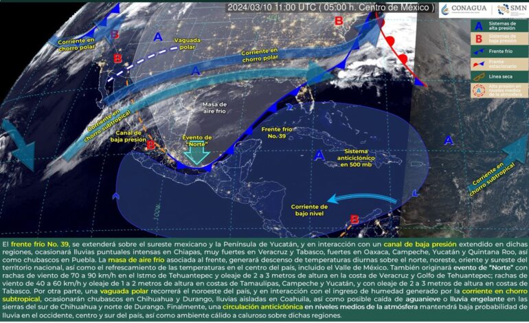  Se pronostica ambiente caluroso y lluvias ligeras en algunas partes del estado