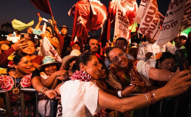  Transformación es el grito que retumba en todo México: Claudia Sheinbaum se compromete en Huatulco, Oaxaca, a que no habrá regresión