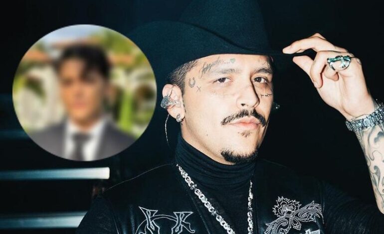  Christian Nodal comparte fotos sin tatuajes en el rostro; fans agradecen a Cazzu por transformarlo