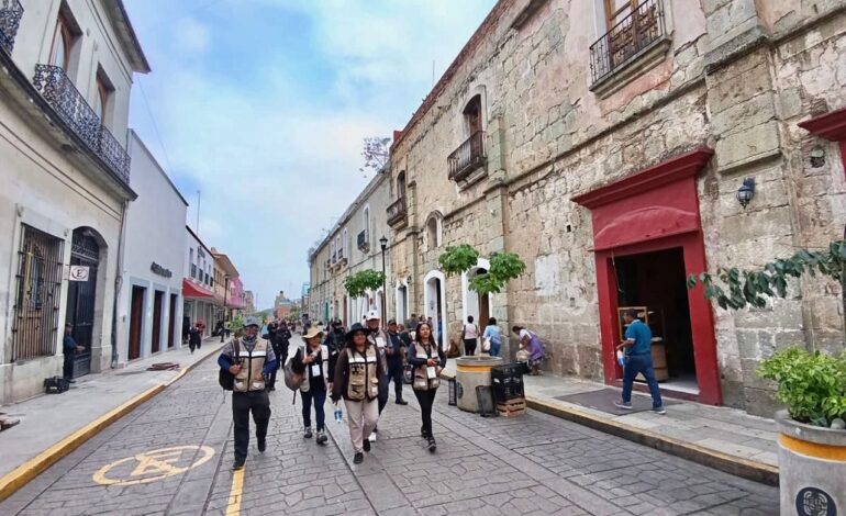  Reordena Ayuntamiento ambulantaje derivado del plantón en Centro Histórico