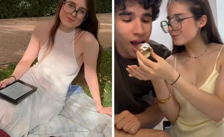  Tiktoker Roro Bueno se viraliza por ‘atender’ a su novio; feministas la critican