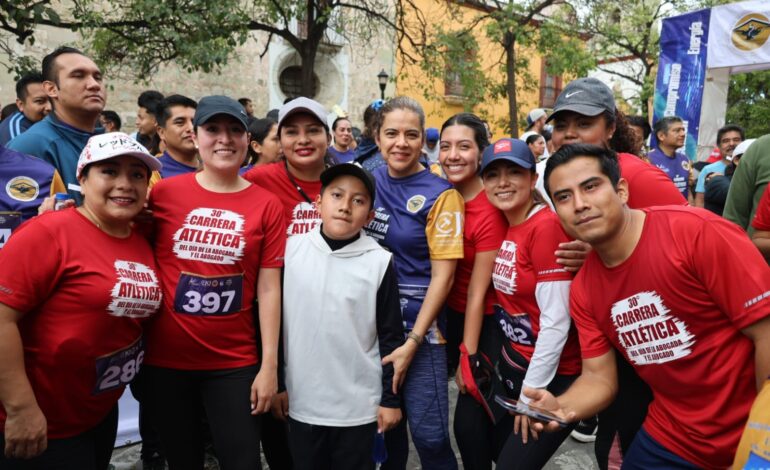  Promueven Poder Judicial y la UABJO la salud, deporte y camaradería en carrera atlética