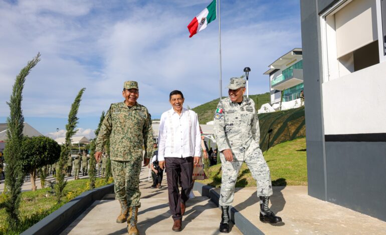  Reconoce Gobierno de la Primavera Oaxaqueña trabajo, esfuerzo y dedicación de la Guardia Nacional