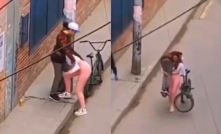  Mujer cargó a su novio borracho al hombro y en redes la aplauden