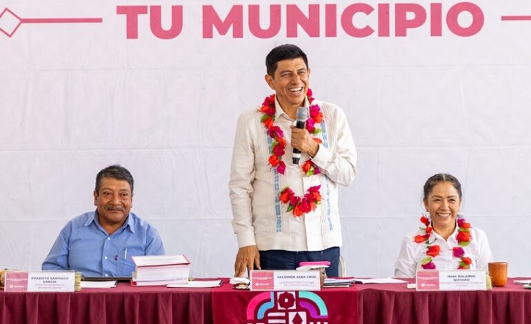  Llega Primavera Oaxaqueña a San Andrés Nuxiño con 7.3 mdp para educación, campo y salud