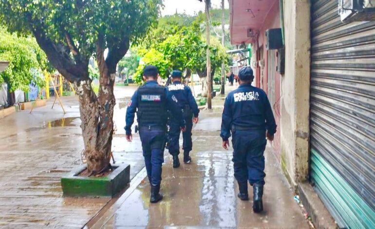  Mantiene Policía de Oaxaca de Juárez proximidad social mediante operativos de disuasión y prevención