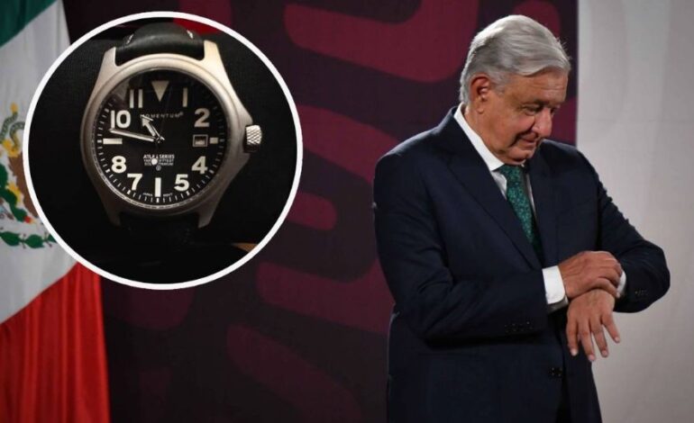  ¿Cuánto cuesta el reloj que usa el presidente AMLO