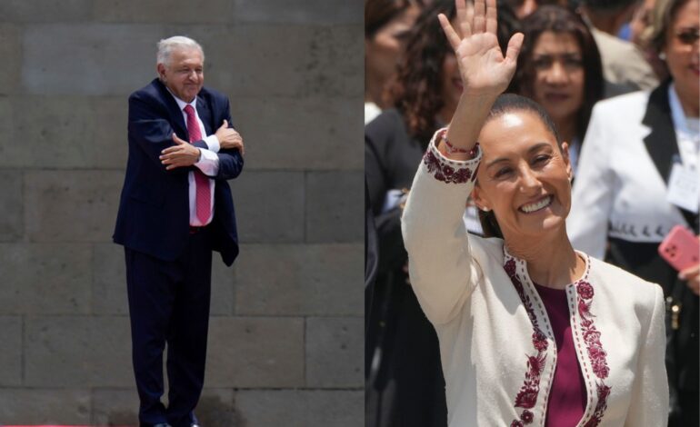  Sheinbaum se despide de AMLO con emotivo mensaje