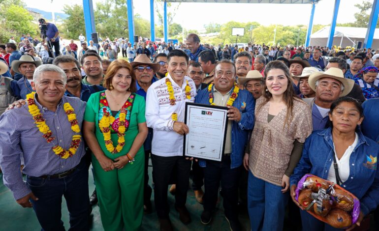  Respaldan al sector forestal en Oaxaca con más de 21 mdp y firma de convenios