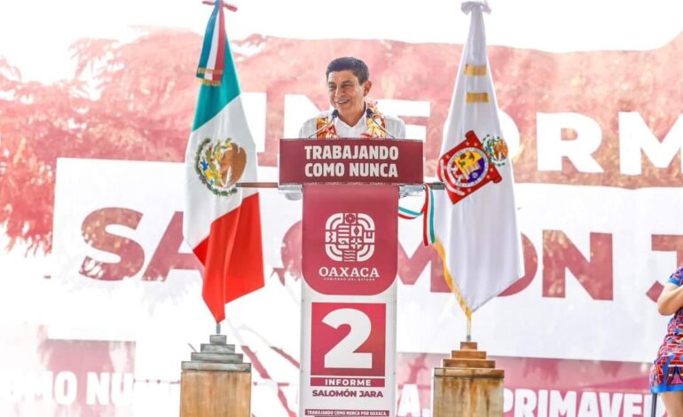 Trabajando como nunca se cumplen dos años de transformación en Oaxaca: Salomón Jara