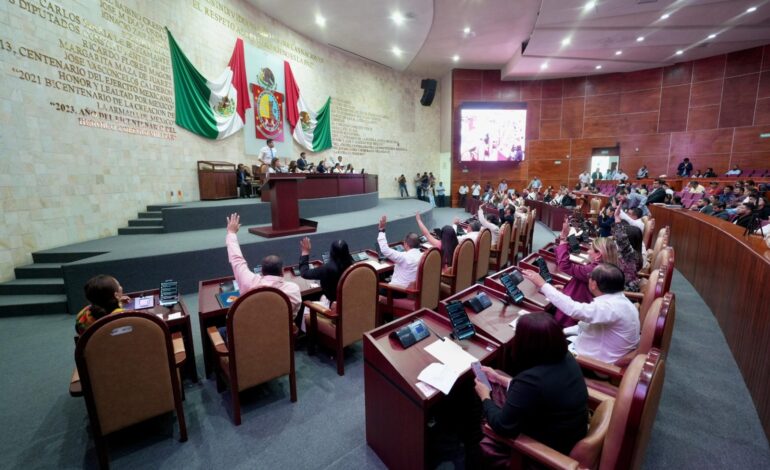 Aprueba Congreso de Oaxaca Paquete Económico para ejercicio 2025