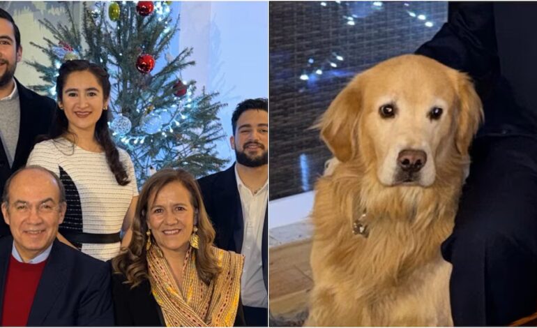 Foto navideña de la familia Calderón Zavala desata ola de MEMES por su perro: “Van a decir que soy corrupto”