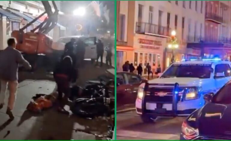  Atropellamiento masivo en celebraciones de Año Nuevo en Nueva Orleans deja al menos 10 muertos