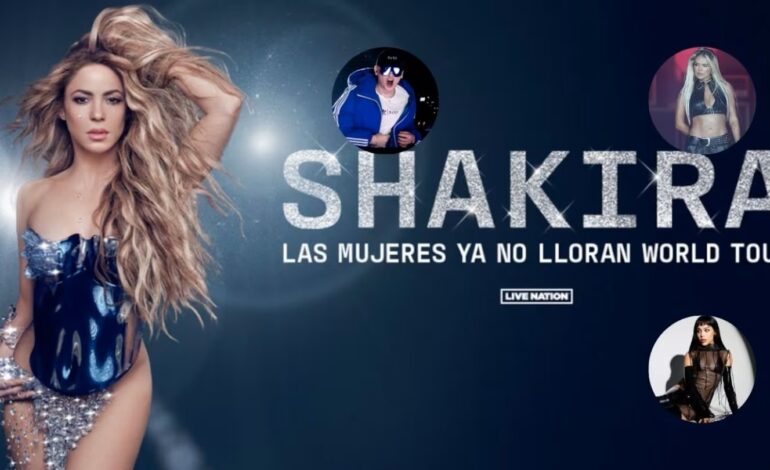  Bizarrap, Karol G y Fuerza Regida invitados a gira de Shakira en México; ¿estará Danna Paola?