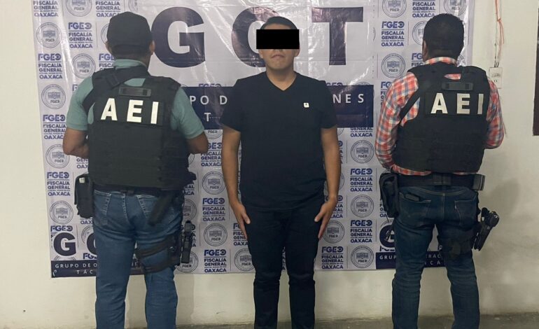 Fiscalía de Oaxaca detiene a una persona por fraude con esquema de inversiones que asciende a más de dos millones de pesos