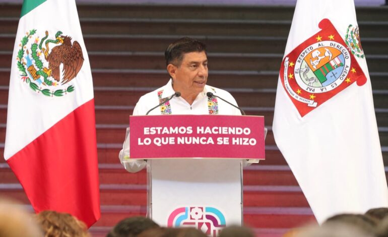 Este 2025 se consolida la Primavera Oaxaqueña, lo mejor está por venir: Salomón Jara