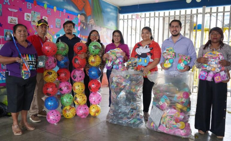 Diputada Tania López celebra el Día de la Niñez con alegría y sorpresas en Xoxocotlán