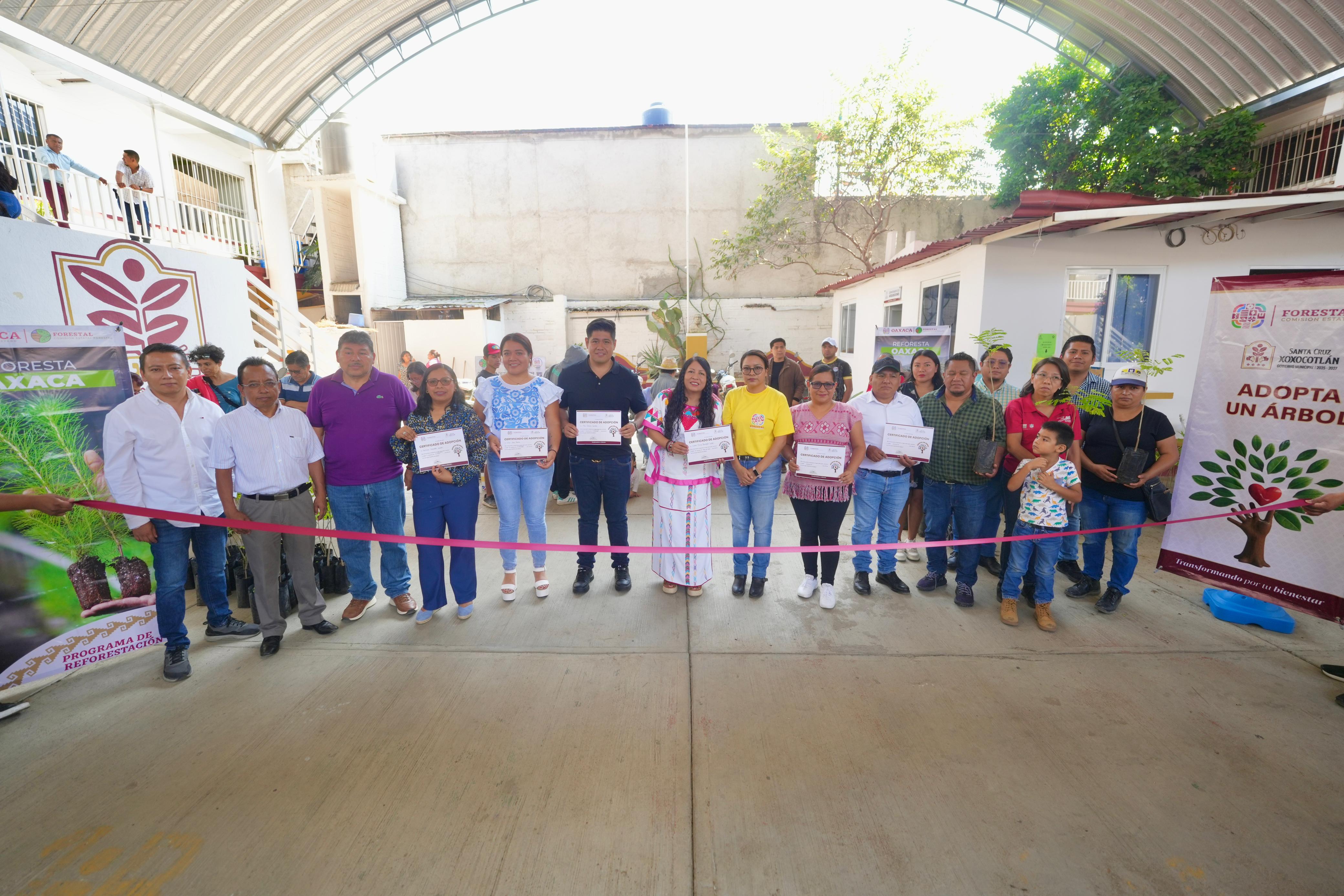 Con Mercadito y adopción de árboles, Xoxocotlán promueve cultura ambiental