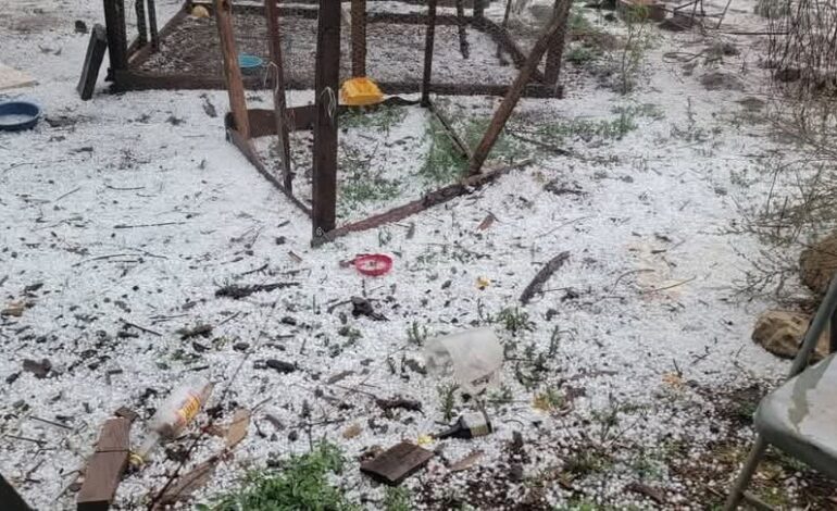 Cayó “granizada” en municipios de la Mixteca