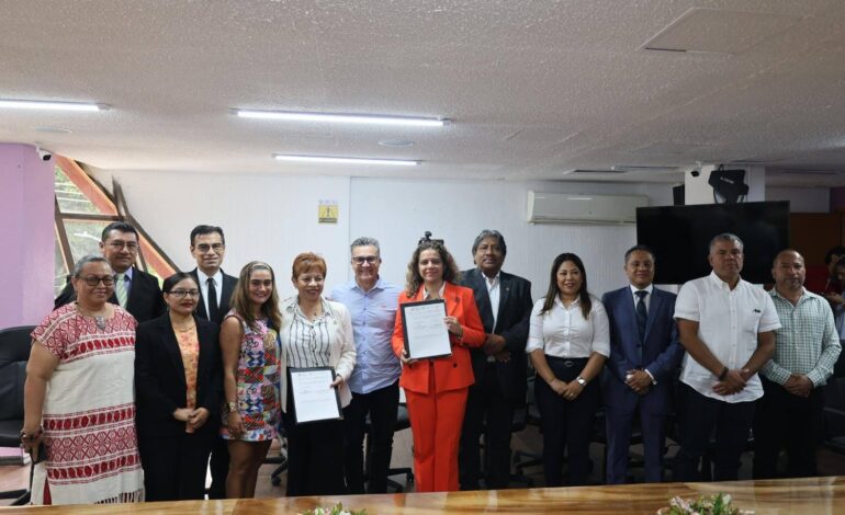  Firman convenio de colaboración Poder Judicial del Estado y el Colegio de Contadores Públicos