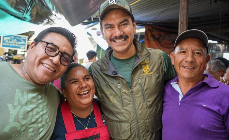 Refrenda Ray Chagoya compromiso con la Central de Abasto, corazón comercial de Oaxaca