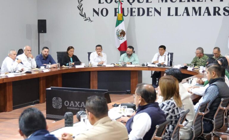 Activa Salomón Jara protocolo preventivo ante potencial desarrollo ciclónico frente a costas de Oaxaca