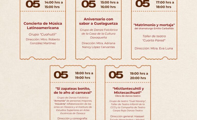  Con espectáculos escénicos y música, Casa de la Cultura Oaxaqueña celebra sus 54 años de vida cultural