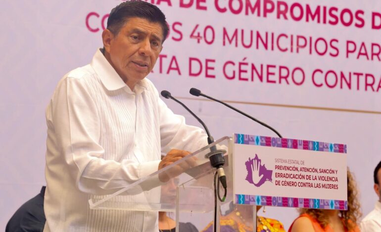 En la Primavera Oaxaqueña no toleramos la violencia contra las mujeres: Salomón Jara Cruz