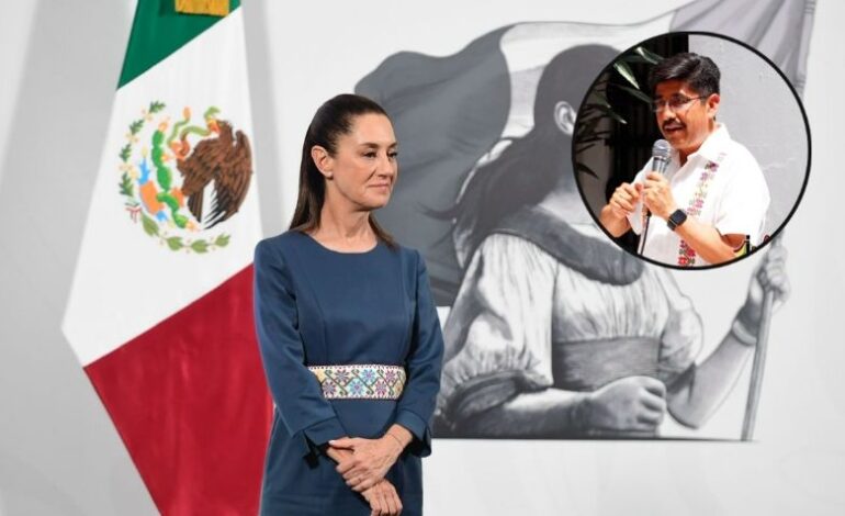  Claudia Sheinbaum celebra posible llegada de Hugo Aguilar como ministro de la Corte, el primer mixteco en el cargo