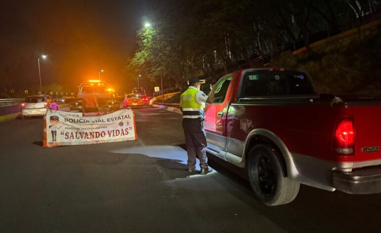 Refuerza Policía Vial Estatal la prevención de accidentes con dispositivo Salvando Vidas