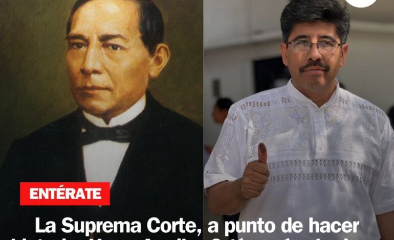  Hugo Aguilar Ortíz se perfila como Presidente de la Suprema Corte: sería el primer indígena en el cargo desde Benito Juárez, hace 167 años