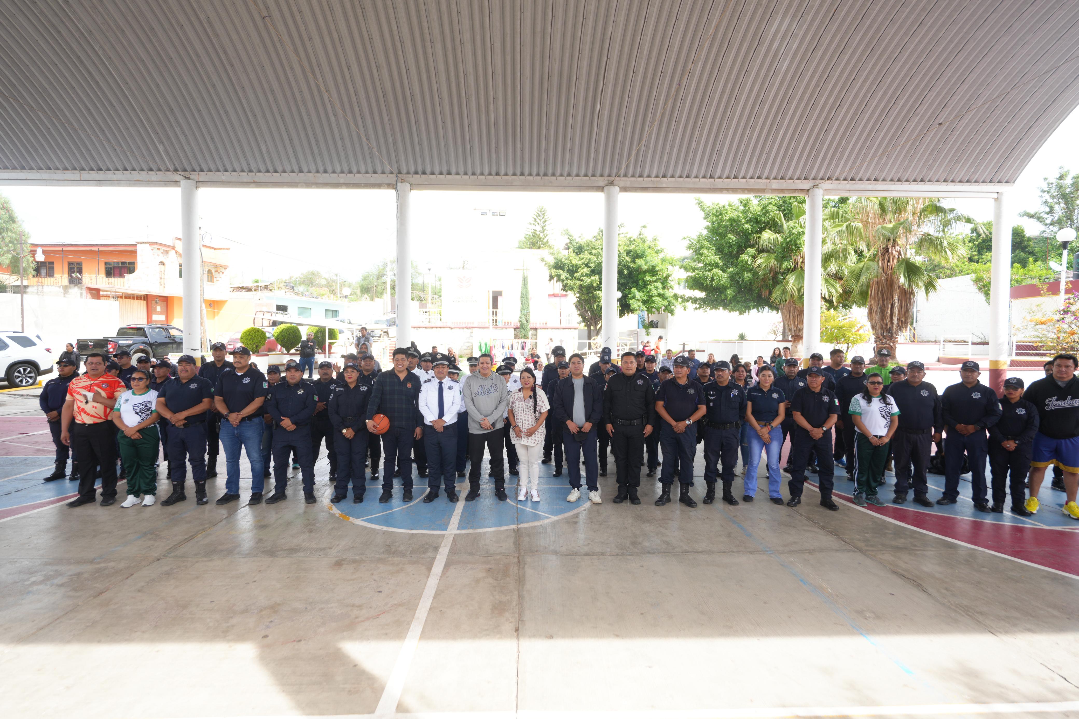 Xoxocotlán impulsa el deporte como herramienta de integración entre corporaciones policiales