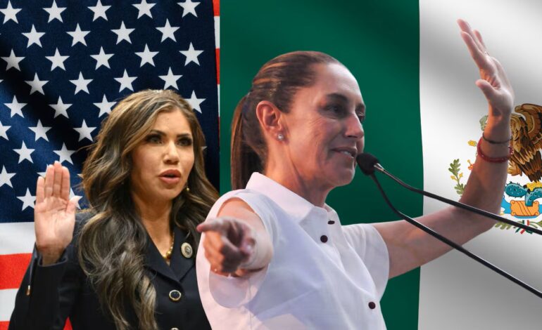 “Es absolutamente falso”: Sheinbaum responde con firmeza a Kristi Noem por acusación sobre protestas en EE.UU.