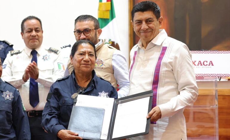  Dignifica Gobierno de Salomón Jara Cruz a cuerpos de seguridad con incremento salarial y nuevo esquema de pensiones