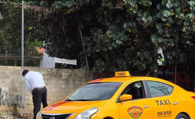  Viralizan a taxista que usó vía pública como baño; internautas lo defienden